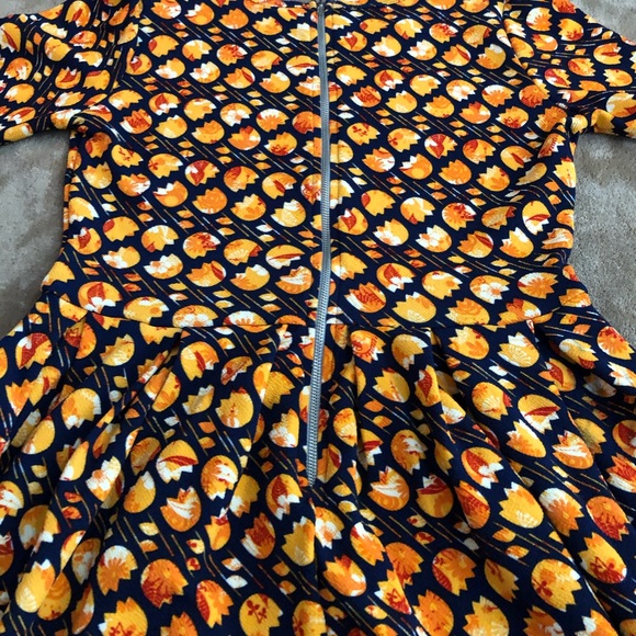 LuLaRoe Flower Dress with Pockets - Picture 6 of 6